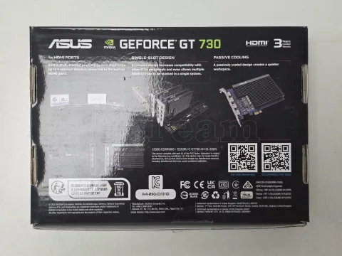 Photo de Carte Graphique Nvidia Asus GeForce GT730 2Go DDR5 - SN S8YVMX015291DF8 - ID 213025