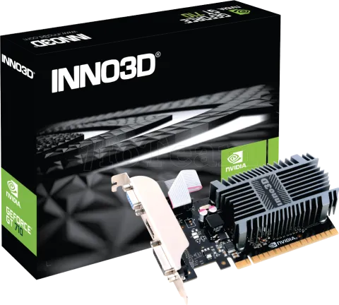 Photo de Carte Graphique Nvidia Inno3D GeForce GT710 2Go Low Profile Passive