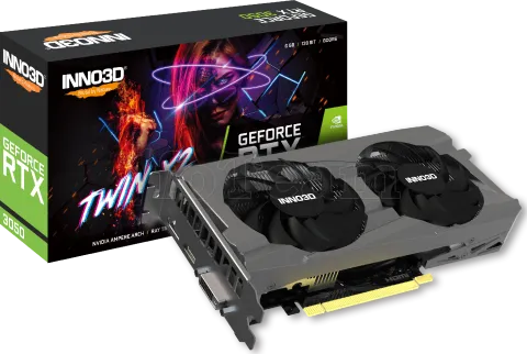 Photo de Carte Graphique Nvidia Inno3D GeForce RTX 3050 Twin X2 6Go