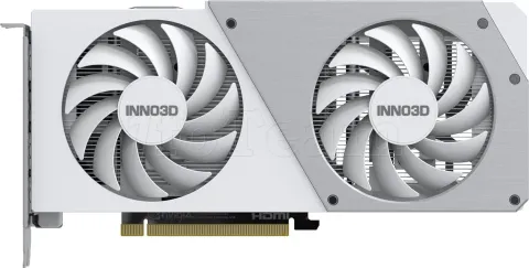 Photo de Carte Graphique Nvidia Inno3D GeForce RTX 4060 Twin X2 White OC 8Go