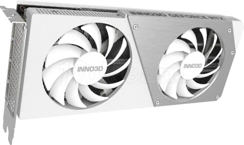 Photo de Carte Graphique Nvidia Inno3D GeForce RTX 4070 Twin X2 OC White Stealth 12Go