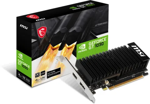 Photo de Carte Graphique Nvidia MSI GeForce GT1030 4GHD4 LP OC 4Go