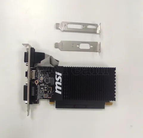 Photo de Carte Graphique Nvidia MSI GeForce GT710 2GD3H 2Go LP (Low Profile Passive) - SN 602-V809-1526SD2401003508 - ID 208304