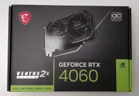 Photo de Carte Graphique Nvidia MSI GeForce RTX 4060 Ventus 2X Black OC 8Go - SN 602-V516-150B2408110535 - ID 213271