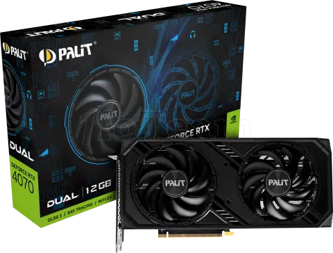 Photo de Carte Graphique Nvidia Palit GeForce RTX 4070 Dual 12Go