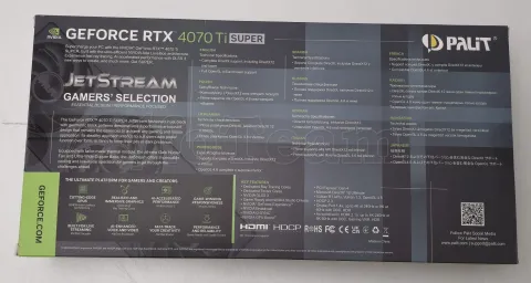 Photo de Carte Graphique Nvidia Palit GeForce RTX 4070 Ti Super JetStream OC 16Go - SN B1240001321 - ID 213274