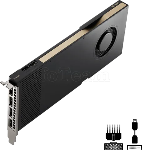 Photo de Carte Graphique Nvidia PNY Professional RTX A4000 16Go (Bulk)