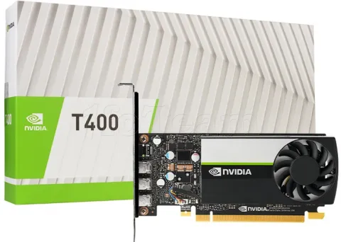 Photo de Carte Graphique Nvidia PNY Professional Turing T400 4Go Low Profile Mini ITX