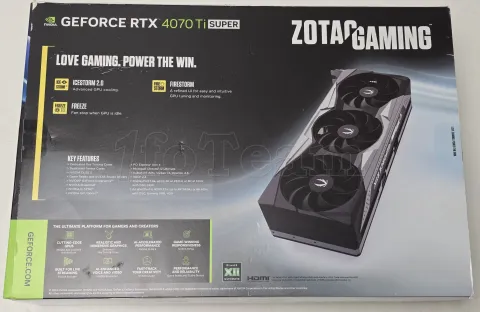 Photo de Carte Graphique Nvidia Zotac GeForce RTX 4070 Ti Super Solid OC 16Go - SN N244200027859 - ID 213021