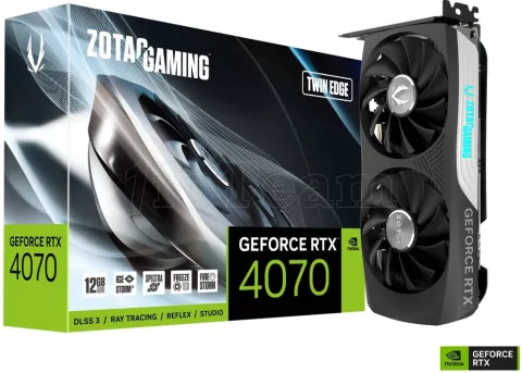 Photo de Carte Graphique Nvidia Zotac GeForce RTX 4070 Twin Edge 12Go