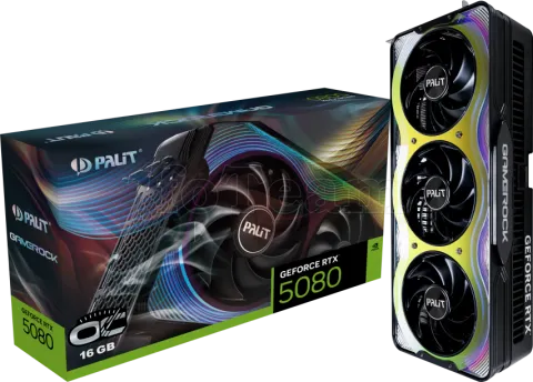 Photo de Carte Graphique Palit GeForce RTX 5080 GameRock OC