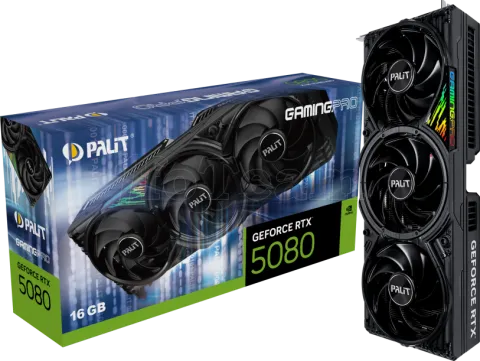 Photo de Carte Graphique Palit GeForce RTX 5080 GamingPro