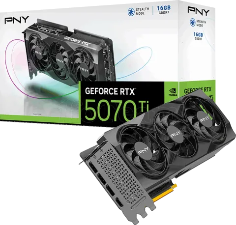 Photo de Carte Graphique PNY GeForce RTX 5070 Ti Triple Fan