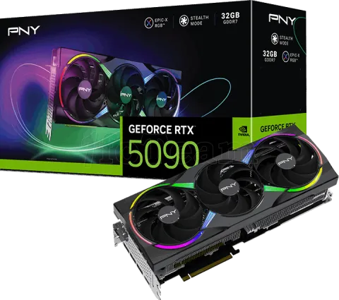 Photo de Carte Graphique PNY GeForce RTX 5090 Epic-X Triple Fan