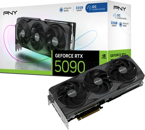 Photo de Carte Graphique PNY GeForce RTX 5090 Triple Fan OC