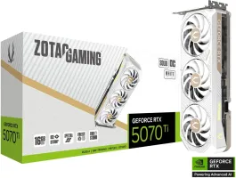 Photo de Zotac RTX5070Ti Solid Core OC White