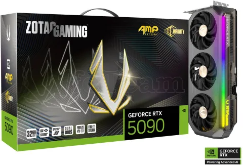 Photo de Carte Graphique Zotac Gaming GeForce RTX 5090 Amp Extreme Infinity