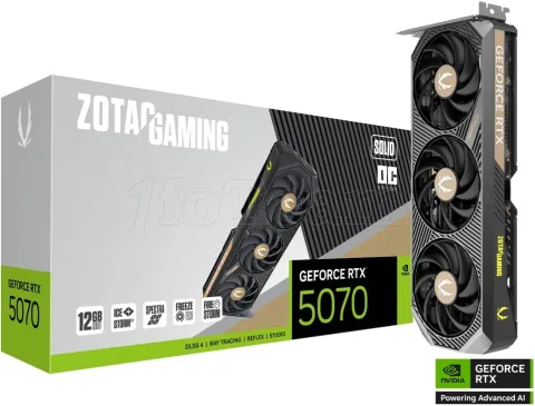 Photo de Carte Graphique Zotac GeForce RTX 5070 Solid OC