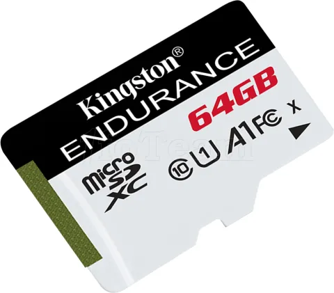 Photo de Carte mémoire Micro SD Kingston High-Endurance - 64Go