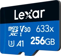 Photo de Micro SD Lexar 633x - 256Go