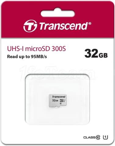 Photo de Carte mémoire Micro SD Transcend USD300S - 32Go