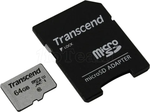 Photo de Carte mémoire Micro SD Transcend USD300S - 64Go