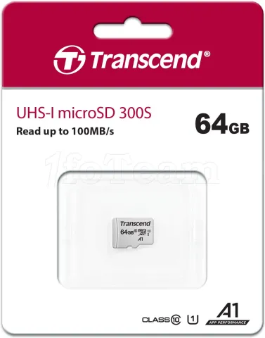 Photo de Carte mémoire Micro SD Transcend USD300S - 64Go