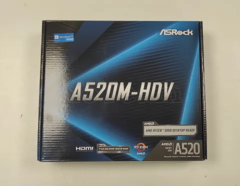 Photo de Carte Mère ASRock A520M-HDV (AM4) Micro-ATX - SN G7M0XB322212 - ID 209022