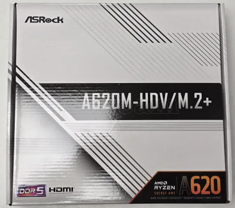 Photo de Carte Mère ASRock A620M-HDV/M.2+ (AM5) Micro ATX - SN H4M0XB172271 - ID 213014