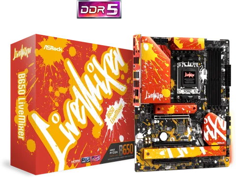 Photo de Carte Mère ASRock B650 LiveMixer (AM5)