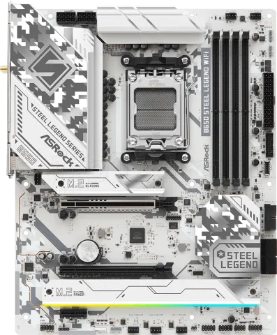 Photo de Carte Mère ASRock B650 Steel Legend WiFi (AM5)