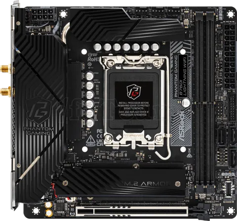 Photo de Carte Mère ASRock B760I Phantom Gaming Lightning WiFi DDR5 (Intel LGA 1700) Mini ITX