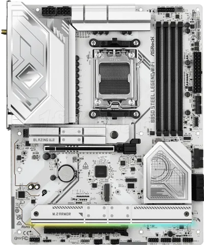 Photo de Carte Mère ASRock B850 Steel Legend WiFi (AMD AM5)