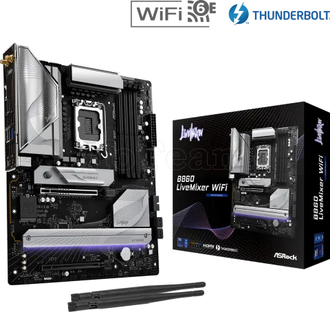 Photo de Carte Mère ASRock B860 LiveMixer WiFi (Intel LGA 1851)