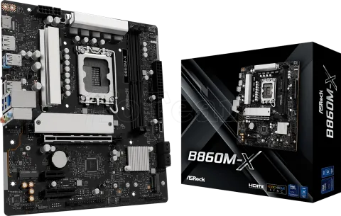 Photo de Carte Mère ASRock B860M-X (Intel LGA 1851) Micro ATX