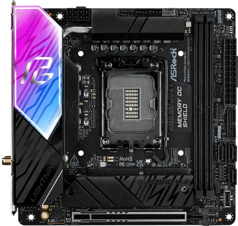 Photo de Carte Mère ASRock Phantom Gaming B860I Lightning WiFi (Intel LGA 1851) Mini ITX