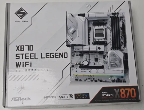 Photo de Carte Mère ASRock X870 Steel Legend WiFi (AMD AM5) - SN HBM0XB138714 - ID 213011