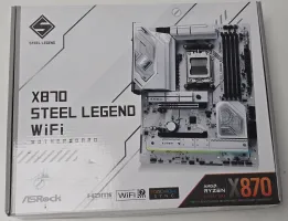 Photo de Carte Mère ASRock X870 Steel Legend WiFi (AMD AM5) - SN HBM0XB138714 - ID 213011