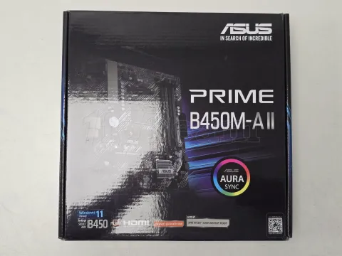 Photo de Carte Mère Asus Prime B450M-A II (AM4) Micro ATX - SN S6M0CS01332222B - ID 213073