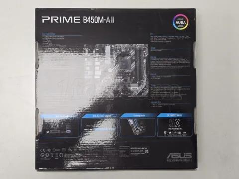 Photo de Carte Mère Asus Prime B450M-A II (AM4) Micro ATX - SN S6M0CS01332222B - ID 213073