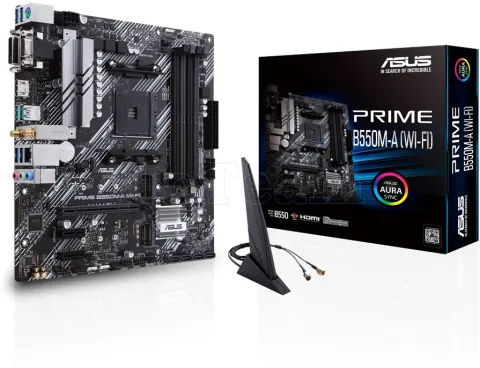 Photo de Carte Mère Asus Prime B550M-A Wi-Fi II (AM4) Micro ATX