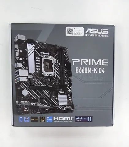 Photo de Carte Mère Asus Prime B660M-K D4 (Intel LGA 1700) - SN RCM0KC201137NKM - ID 206799