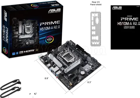 Photo de Carte Mère Asus Prime H510M-A R2.0 (Intel LGA 1200) Micro ATX