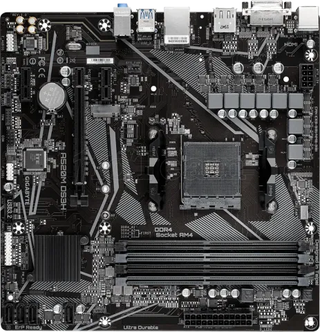 Photo de Carte Mère Gigabyte A520M DS3H (AM4) Micro ATX