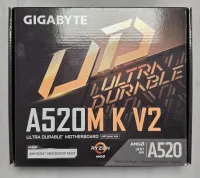 Photo de Carte Mère Gigabyte A520M K V2 (AM4) Micro ATX - S/N 250350080160 - ID 222611