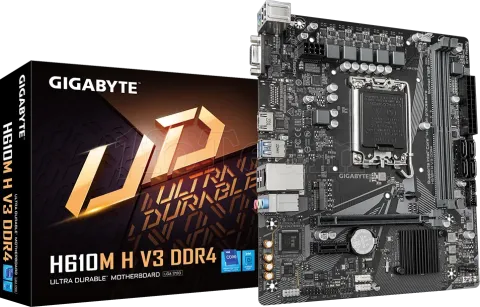 Photo de Carte Mère Gigabyte H610M H V3 DDR4 (Intel LGA 1700) Micro ATX