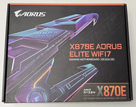 Photo de Carte Mère Gigabyte X870E Aorus Elite WiFi7 (AMD AM5) - SN244250090216 - ID 214438