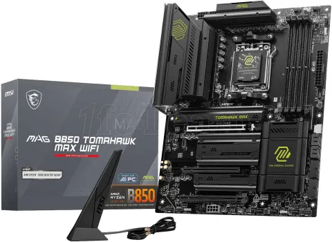 Photo de Carte Mère MSI Mag B850 Tomahawk Max WiFi (AMD AM5)