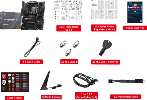 Photo de Carte Mère MSI Mag B850 Tomahawk Max WiFi (AMD AM5)