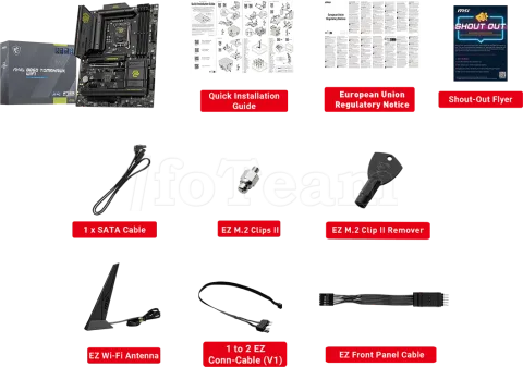 Photo de Carte Mère MSI Mag B860 Tomahawk WiFi (Intel LGA 1851)